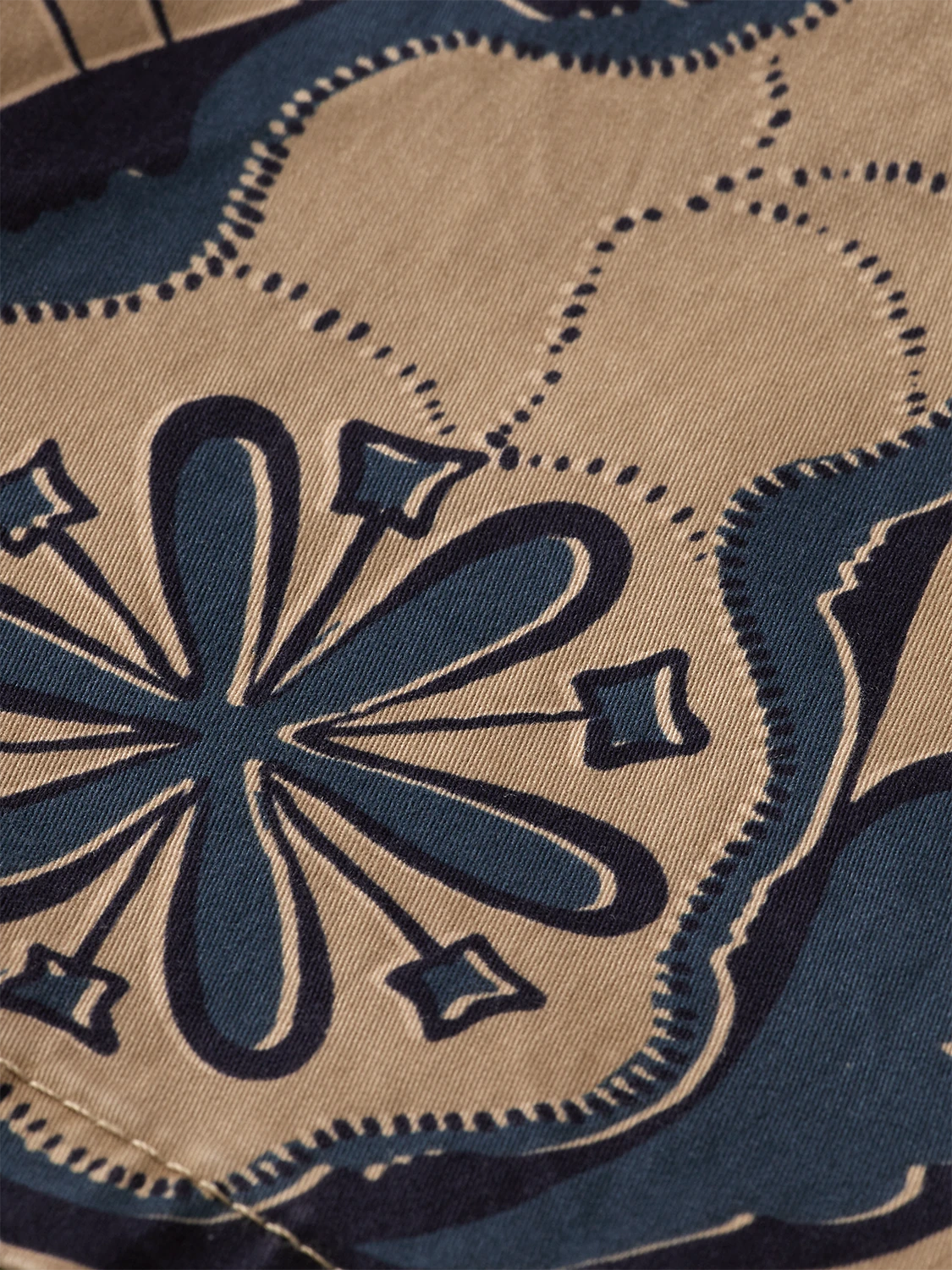 Scotch & Soda Fave - Printed Washed Twill Shorts - Image 3