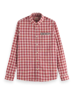 Scotch & Soda Crinkle Check Shirt
