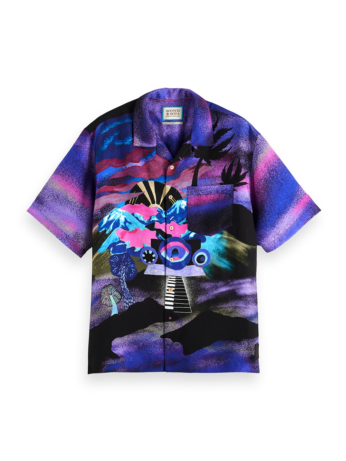 Scotch & Soda Festival Printed Shirt