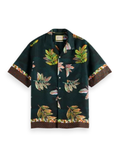 Scotch & Soda Placed Printed Tencel Shirt