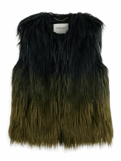 Scotch & Soda Gradient Faux Fur Gilet
