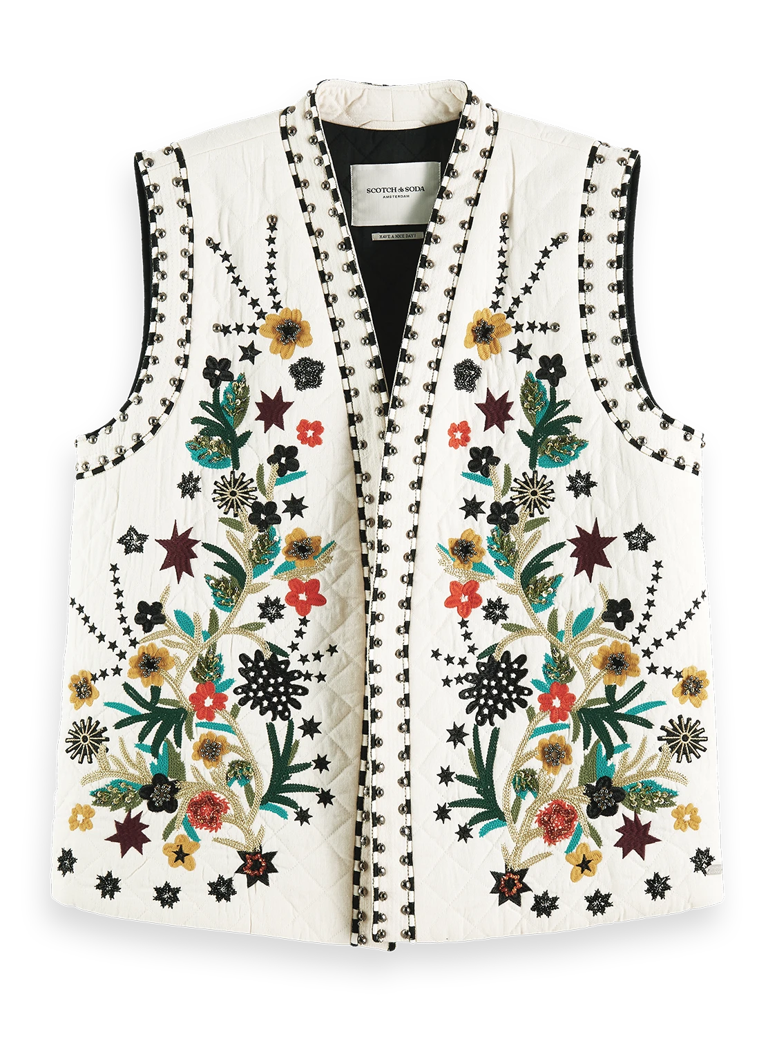 Scotch & Soda Embroidered Gilet