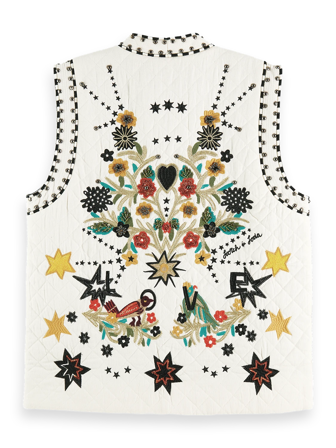 Scotch & Soda Embroidered Gilet - Image 2