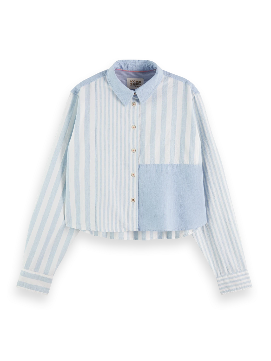Scotch & Soda Cropped Boxy Fit Shirt - Image 5