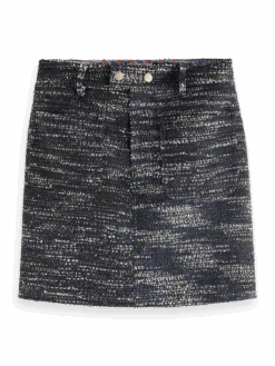Scotch & Soda Tweed Mini Skirt
