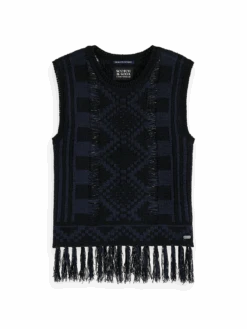 Scotch & Soda Fringe Hem Knit Tank Top