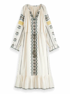 Scotch & Soda Embroidered Maxi Dress