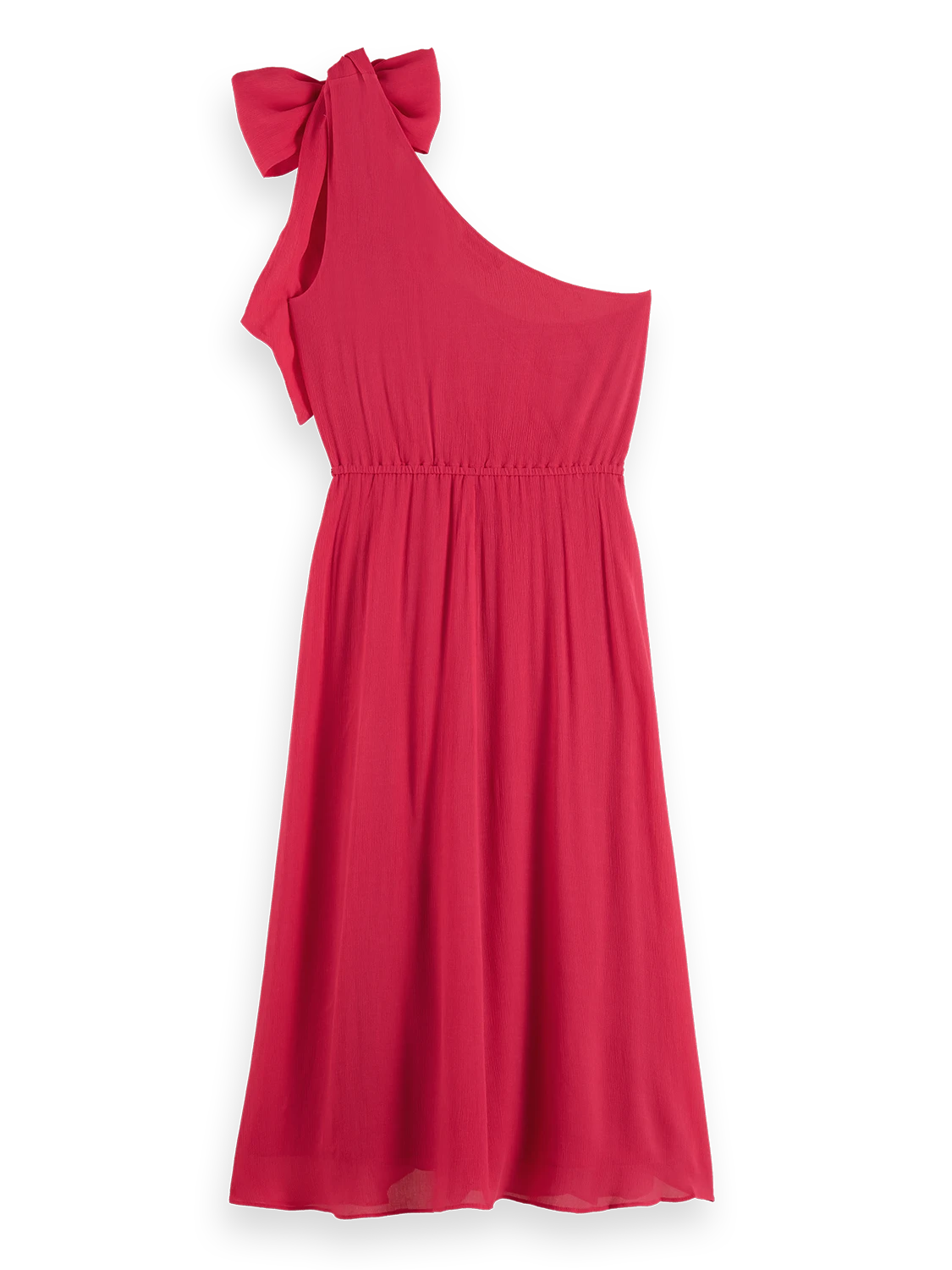 Scotch & Soda One Shoulder Bow Dress - Image 2