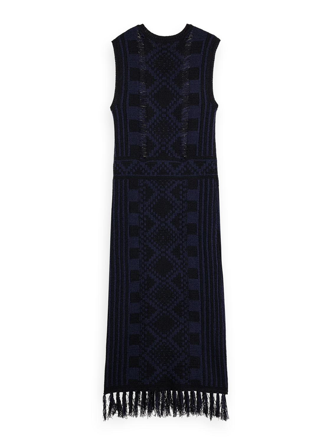 Scotch & Soda Fringe Hem Knit Dress - Image 2