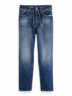 Scotch & Soda Buzz Boyfriend Fit Jeans | Blue Blitz