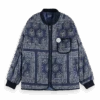 Scotch & Soda Bandana Printed Reversible Bomber Jacket