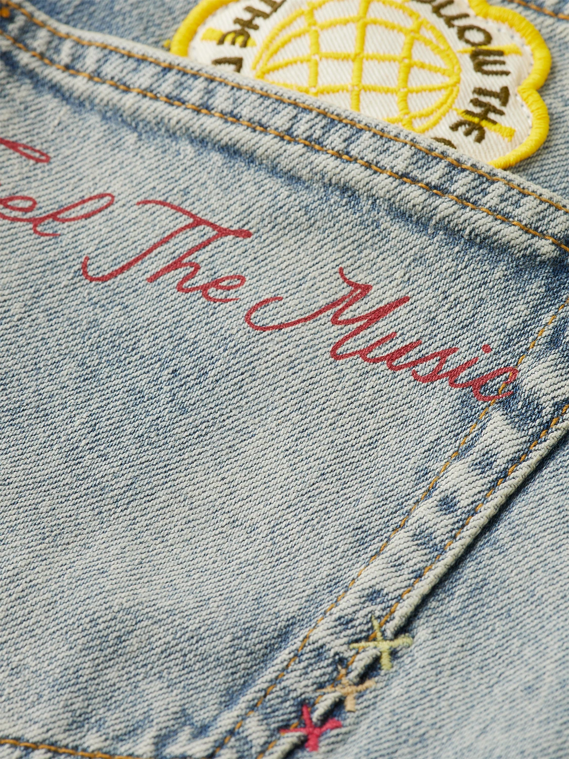 Scotch & Soda Embroidered Denim Mini Skirt - Image 3