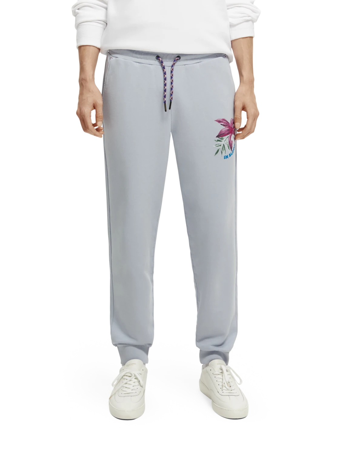 Scotch & Soda Organic Cotton In Bloom Jogger