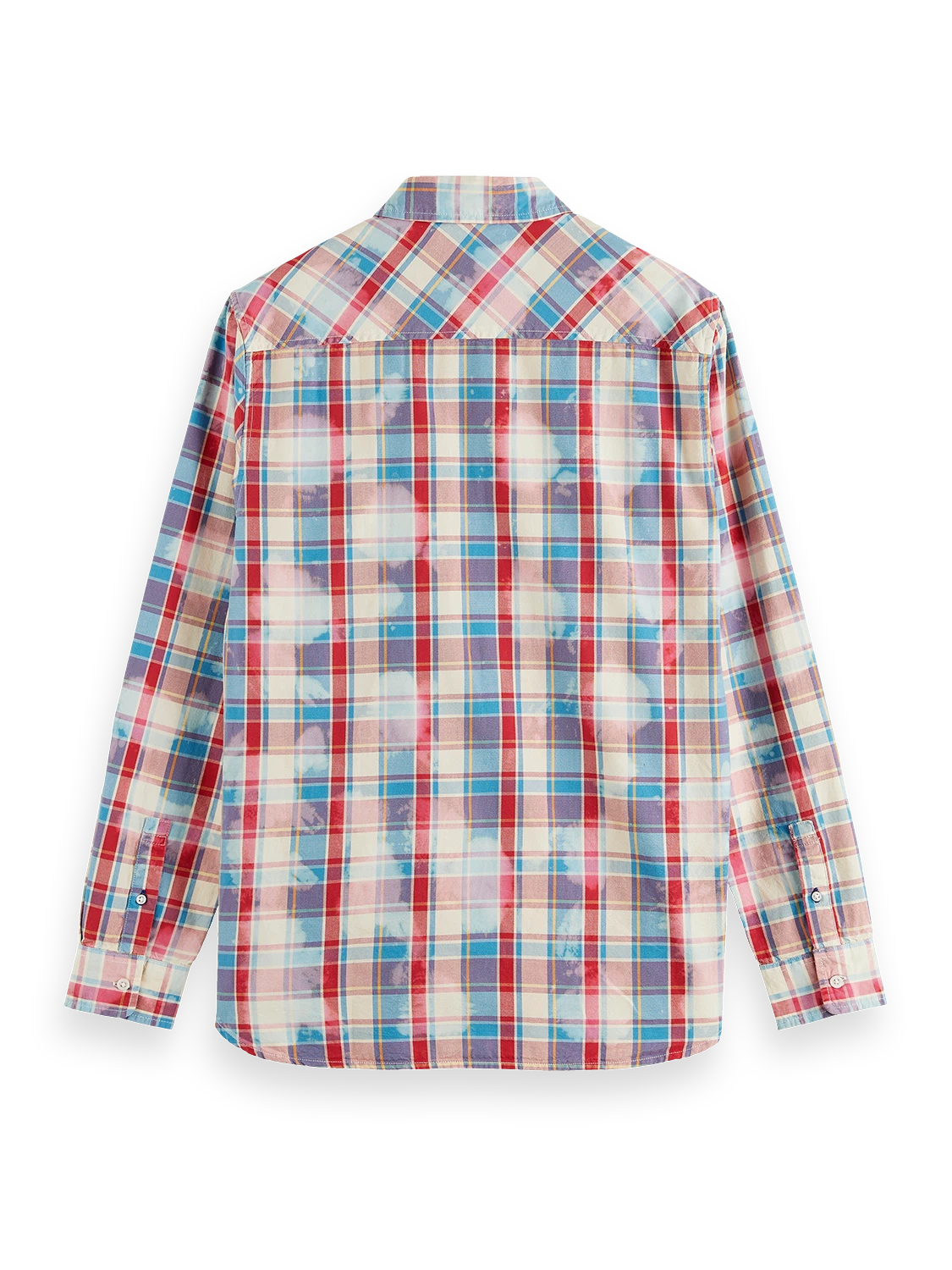 Scotch & Soda Denim Washed Checked Workwear Shirt - Image 2
