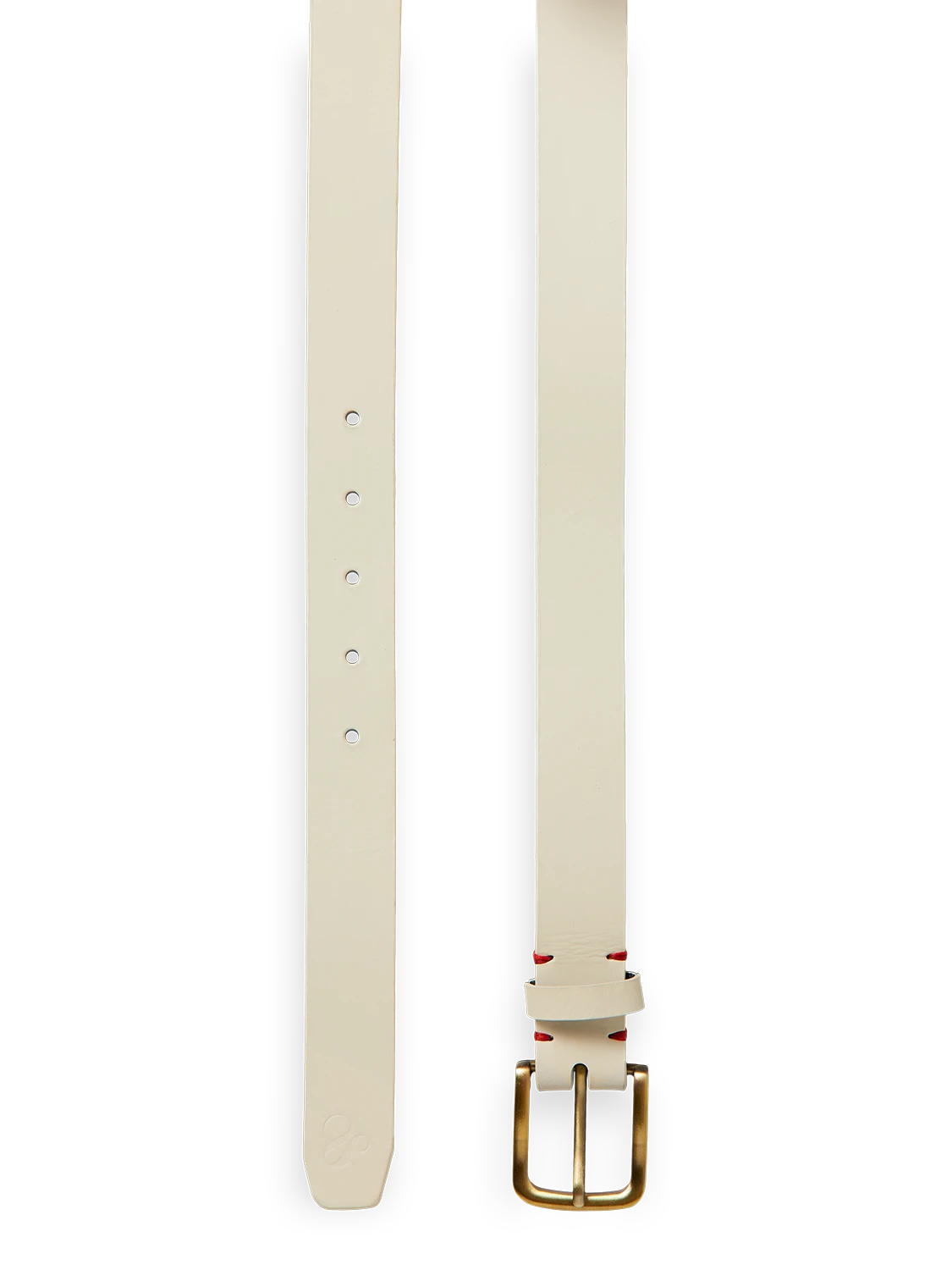 Scotch & Soda Recycled Leather Belt With Printed Backside