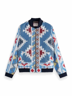 Scotch & Soda Jacquard Bomber Jacket