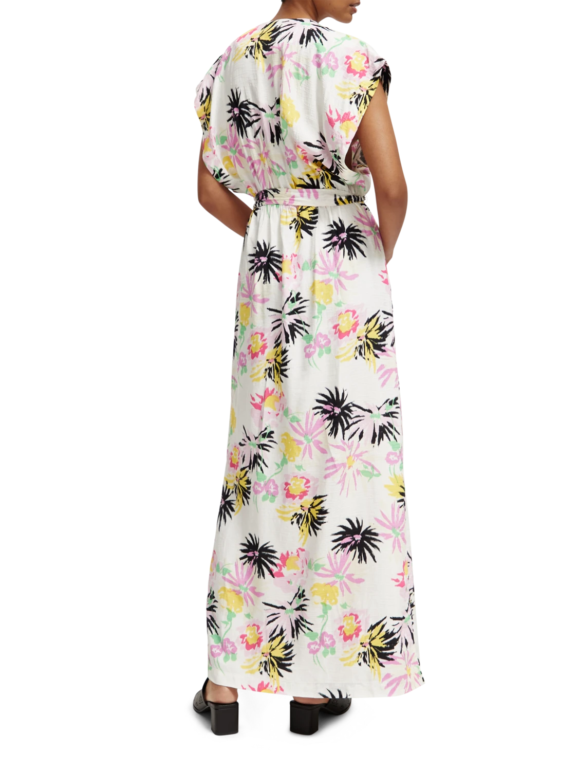 Scotch & Soda Printed V-Neck Maxi Dress - Image 3