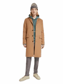 Scotch & Soda Classic Wool Blend Overcoat