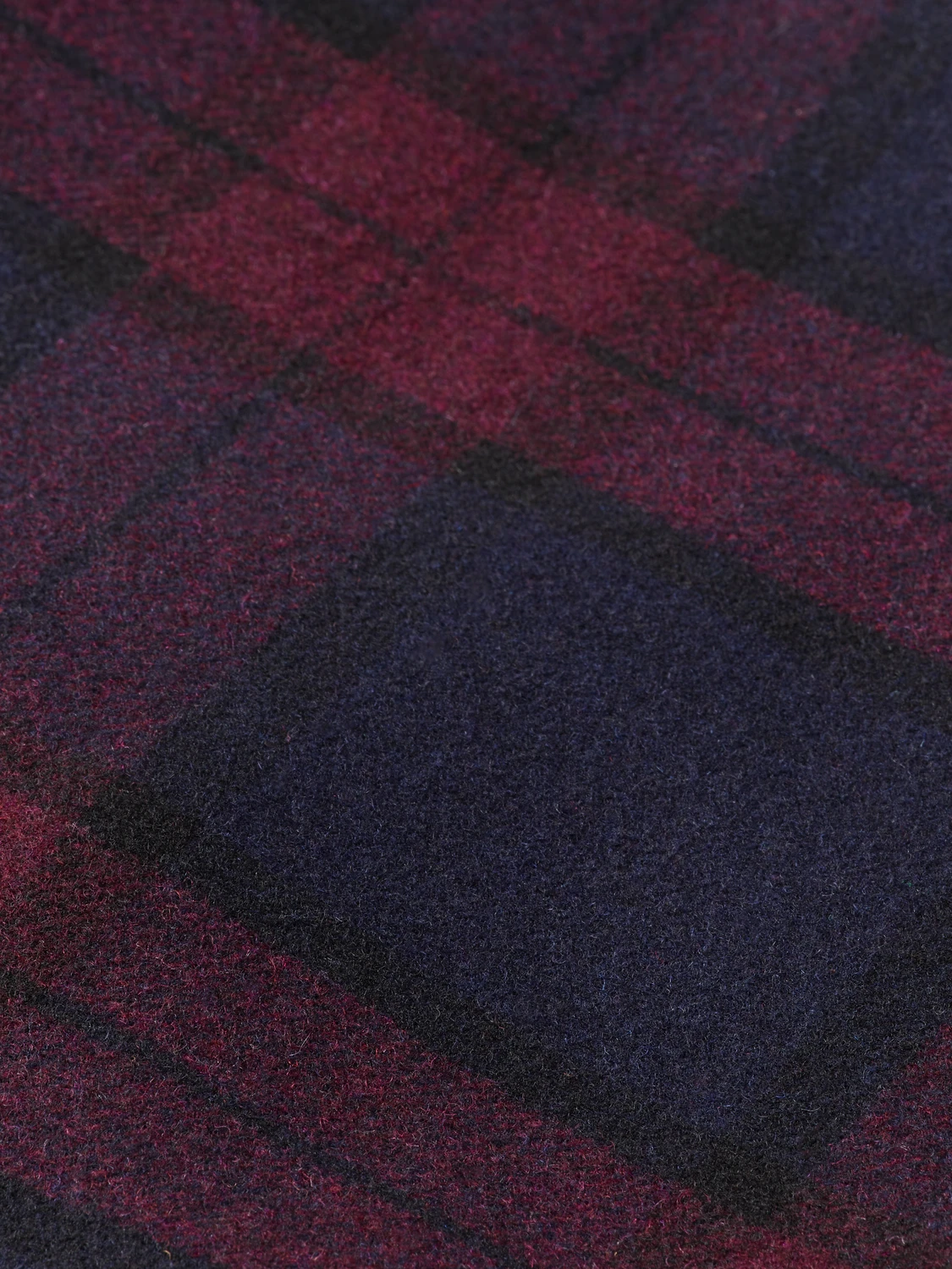 Scotch & Soda Wool Blend Check Bomber Jacket - Image 8