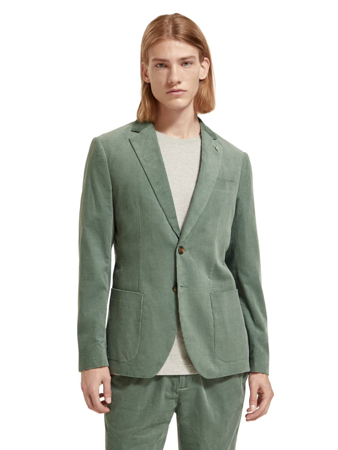 Scotch & Soda Regular Fit Unconstructed Corduroy Blazer - Image 2