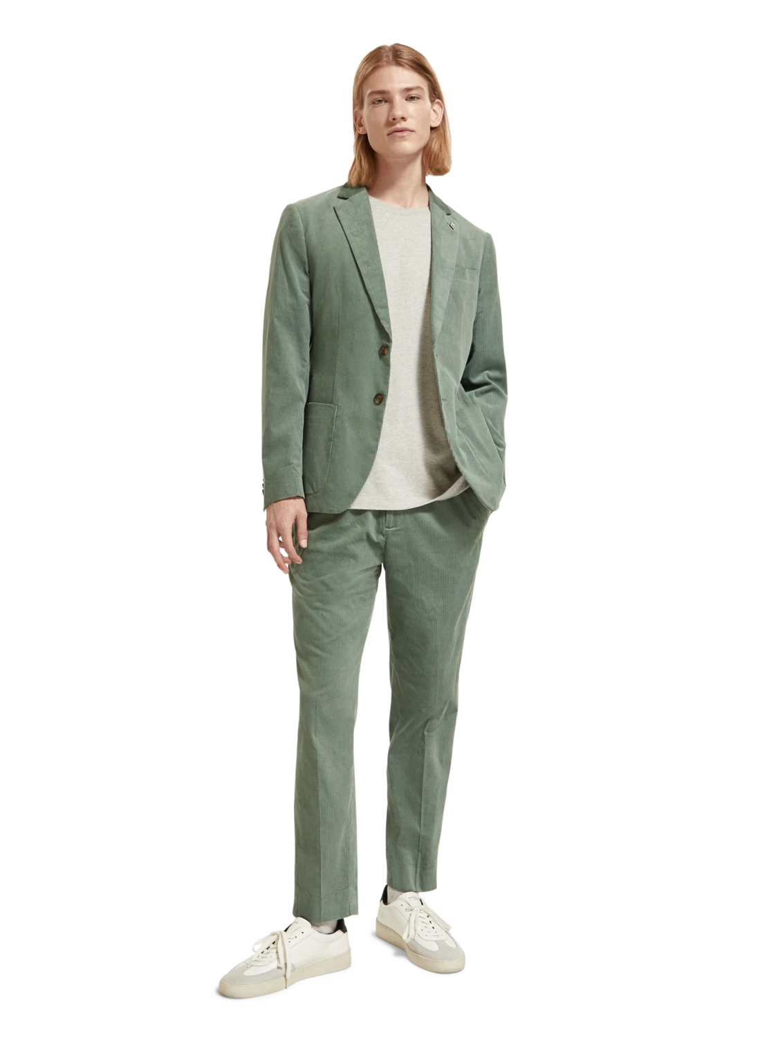 Scotch & Soda Regular Fit Unconstructed Corduroy Blazer