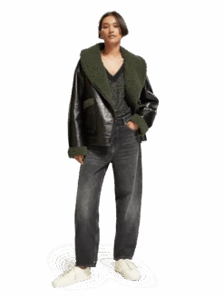 Scotch & Soda Faux Shearling Jacket