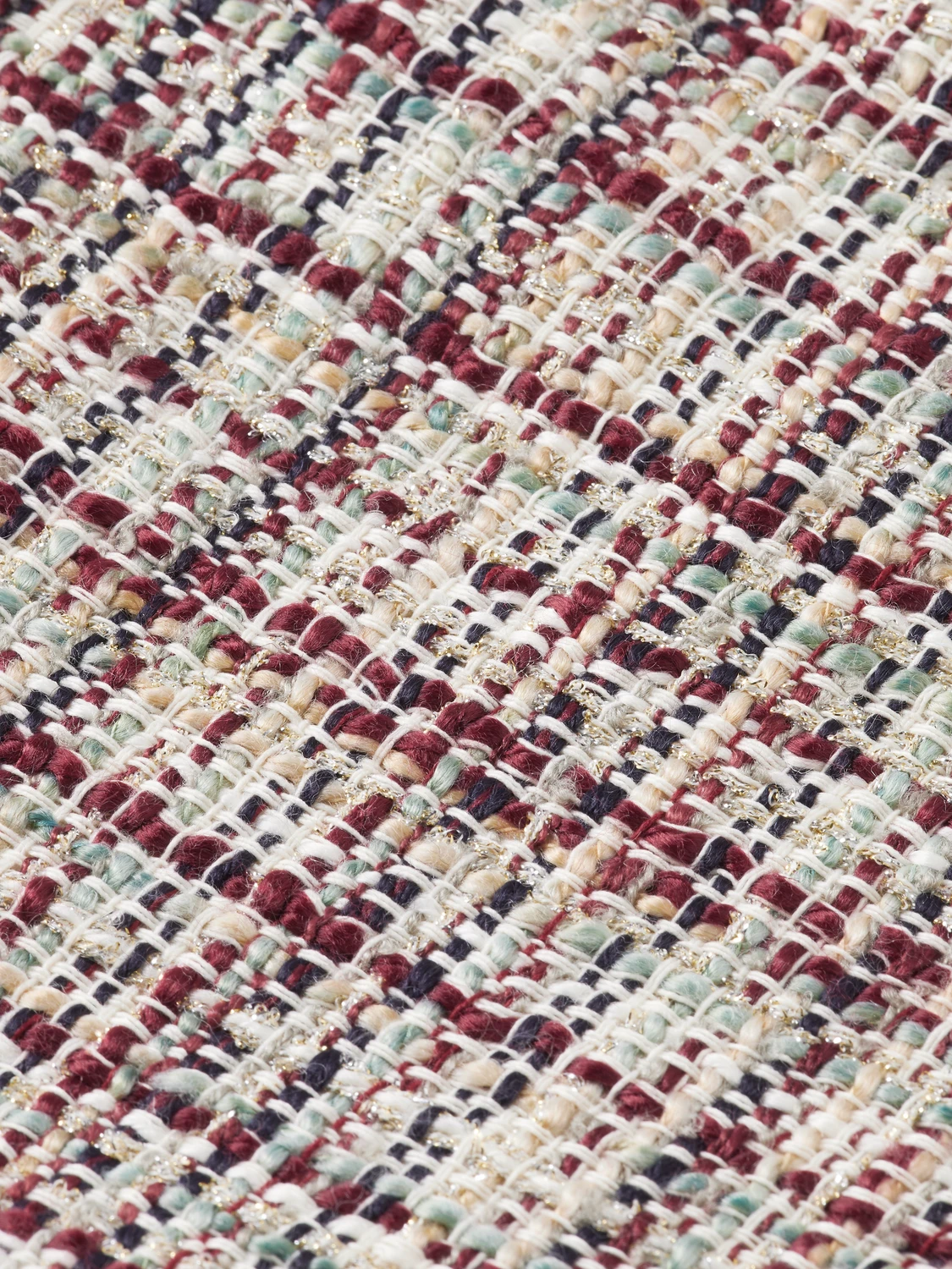 Scotch & Soda Boucle Tweed High Rise Mini Skirt - Image 9