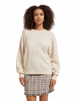 Scotch & Soda Fuzzy Crew Neck Pullover