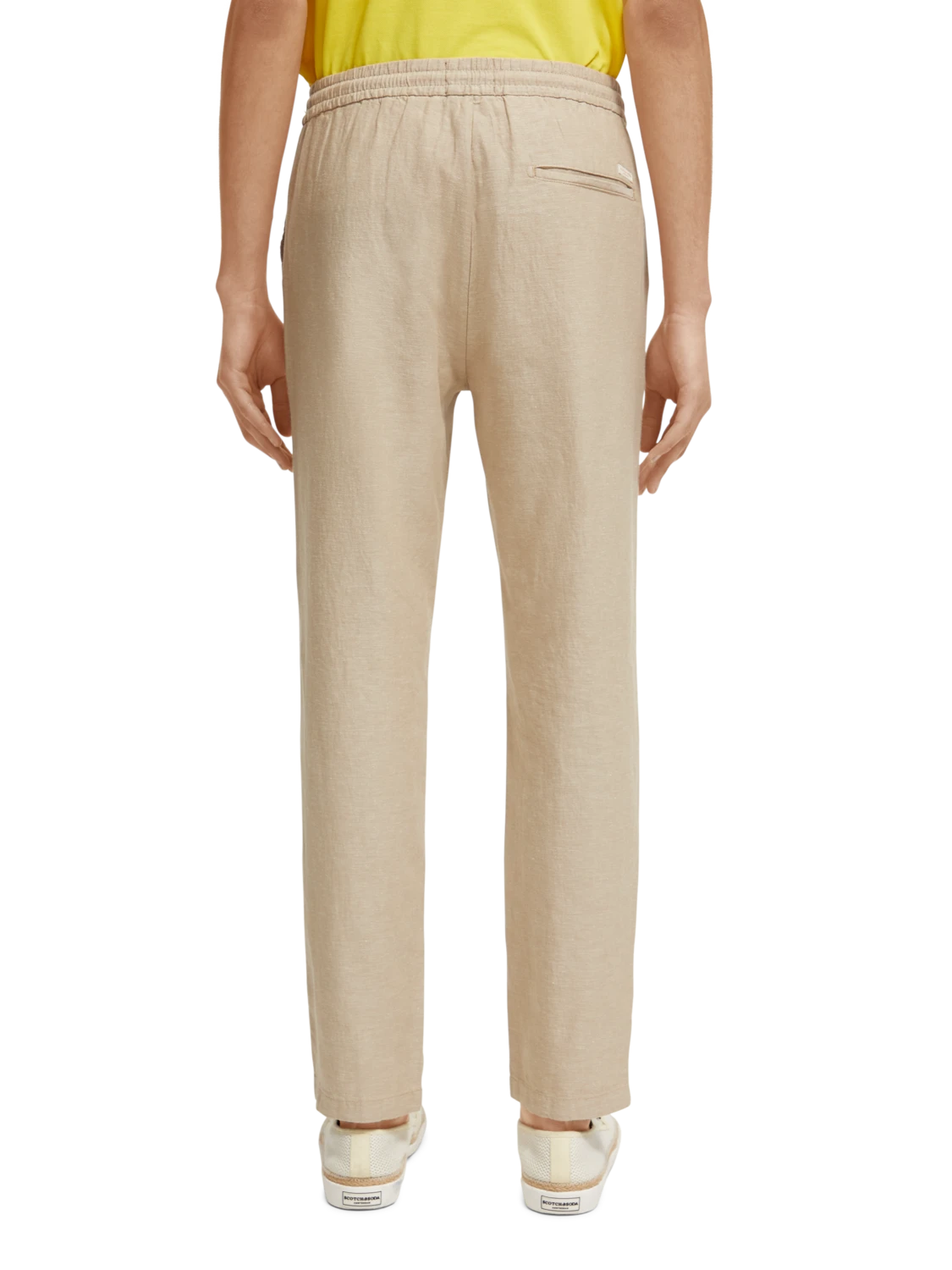 Scotch & Soda Warren Straight Leg Linen-Blended Jogger - Image 3