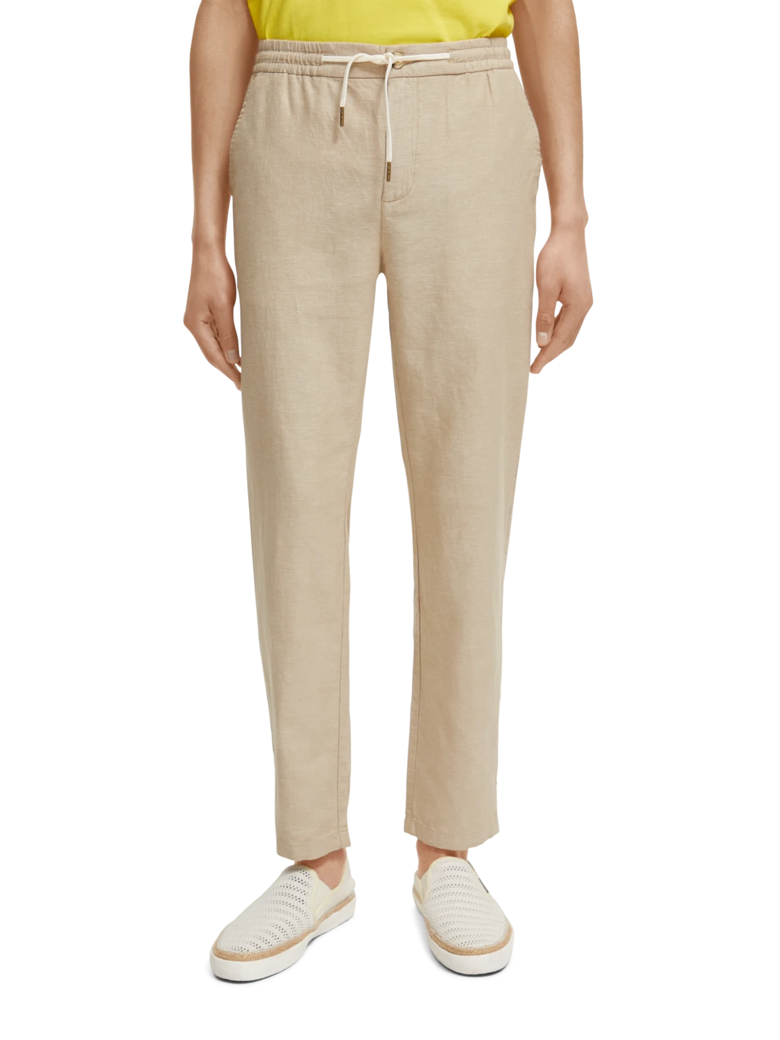 Scotch & Soda Warren Straight Leg Linen-Blended Jogger