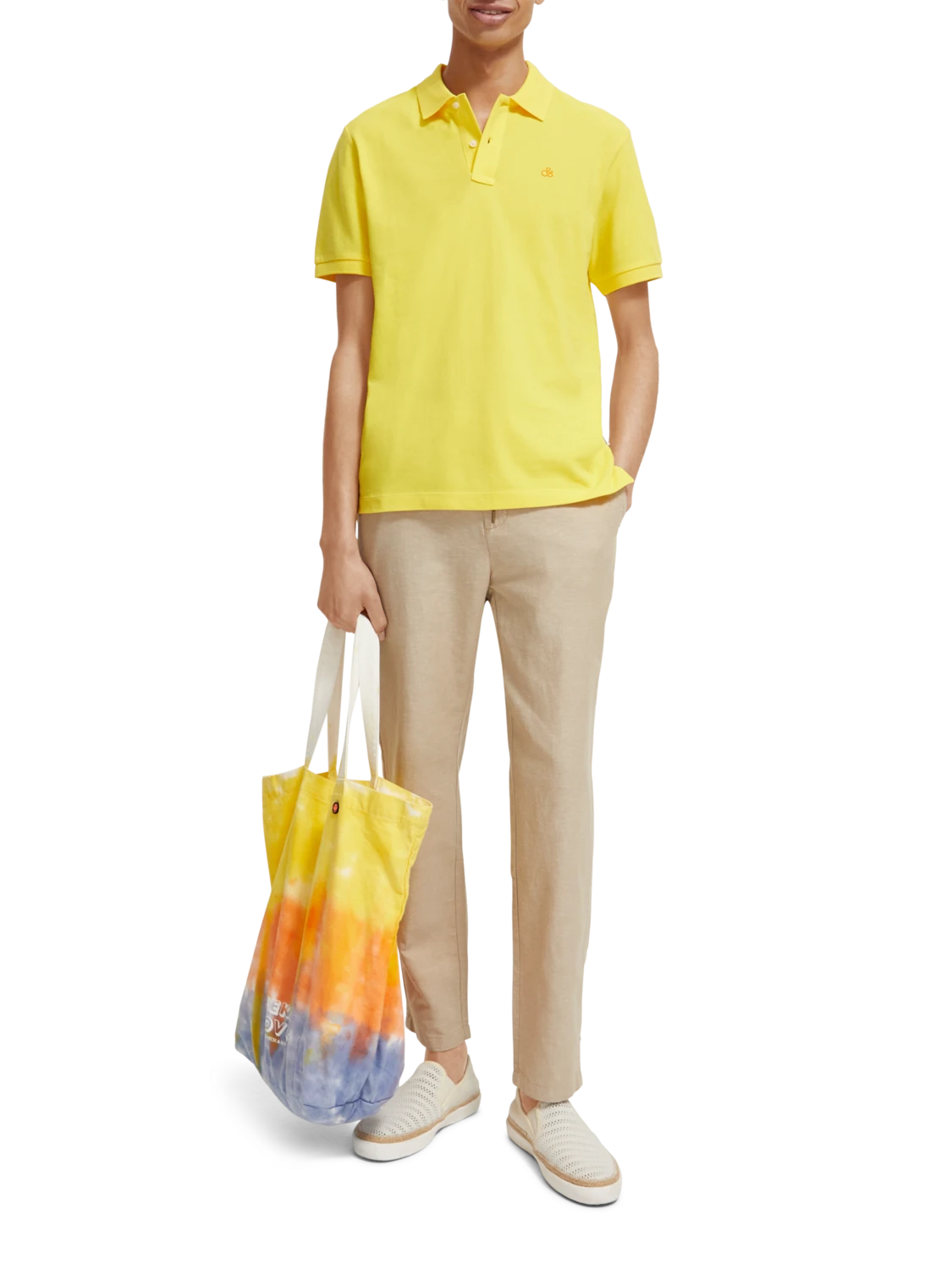 Scotch & Soda Warren Straight Leg Linen-Blended Jogger - Image 2