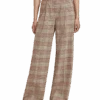 Scotch & Soda Rose Pleated High-Rise Check Pant