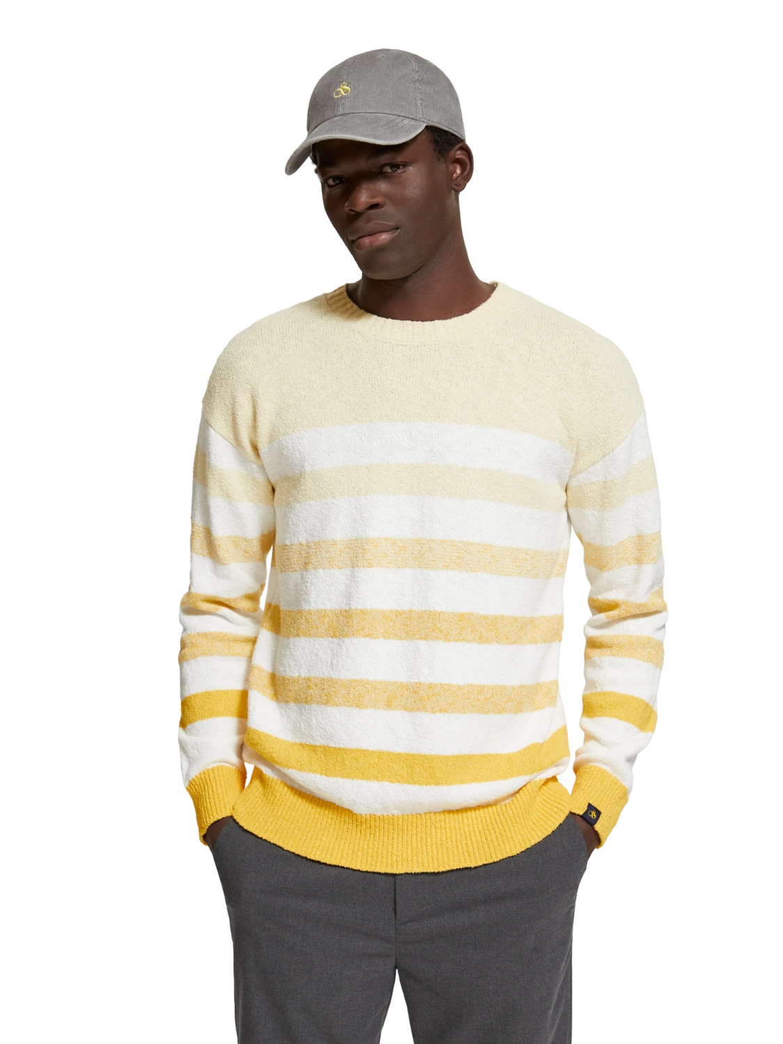 Scotch & Soda Striped Relaxed Pullover - Image 2