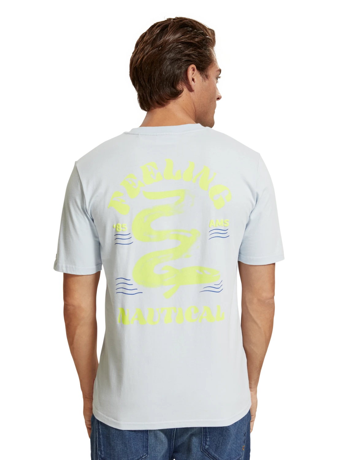 Scotch & Soda Feeling Nautical Printed T-Shirt - Image 3
