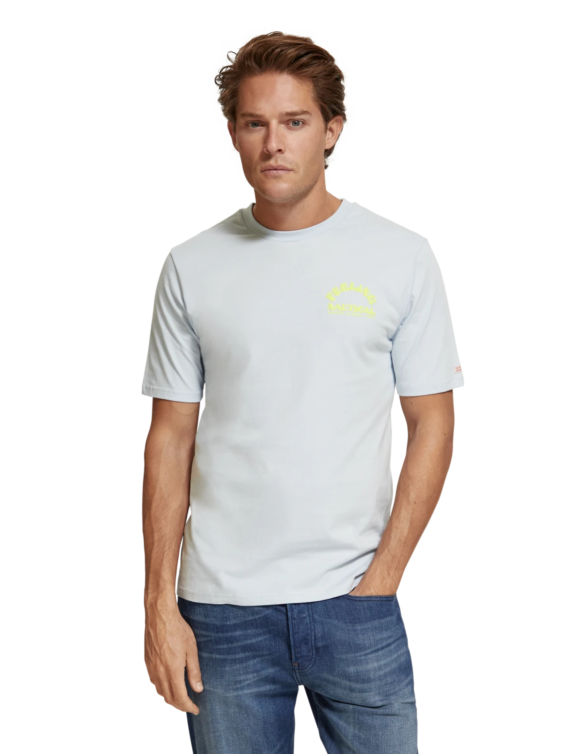 Scotch & Soda Feeling Nautical Printed T-Shirt