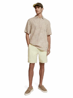 Scotch & Soda Fave Cotton-Linen Twill Bermuda