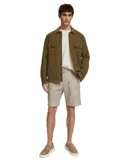 Scotch & Soda Fave Striped Bermuda Shorts