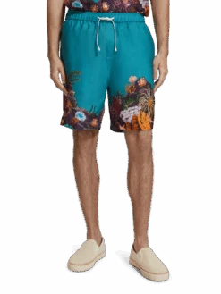 Scotch & Soda Seanery Printed Bermuda Shorts