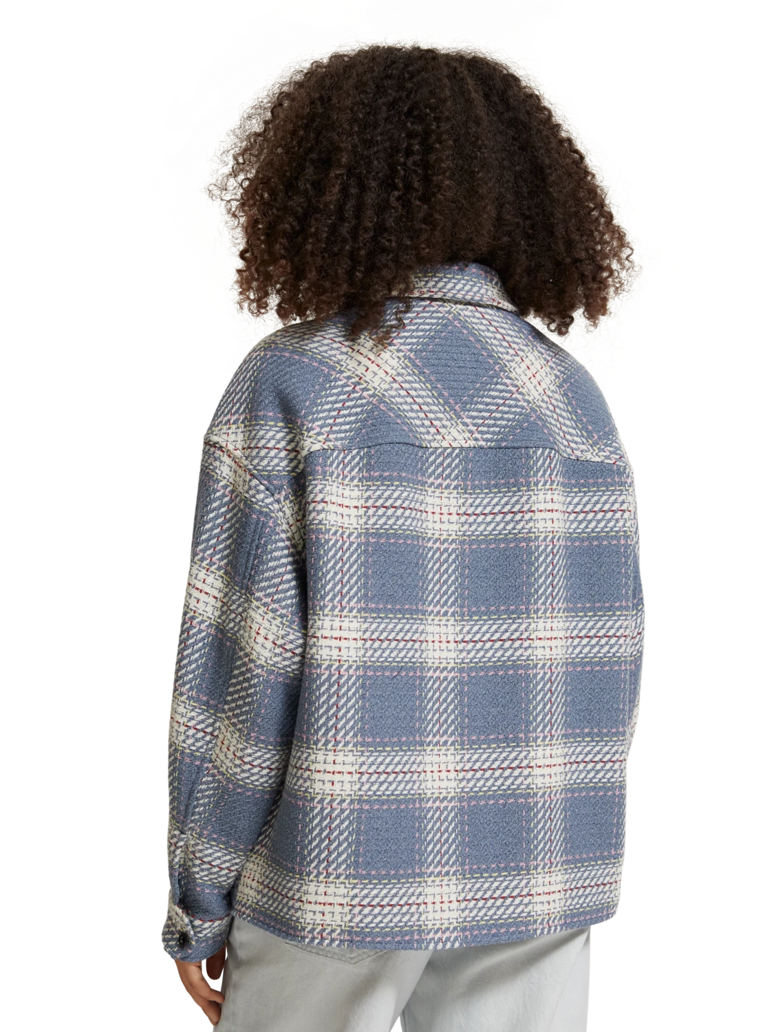 Scotch & Soda Lightweight Check Overshirt - Image 4