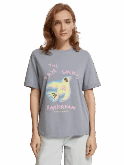 Scotch & Soda Free Spirit Printed T-Shirt