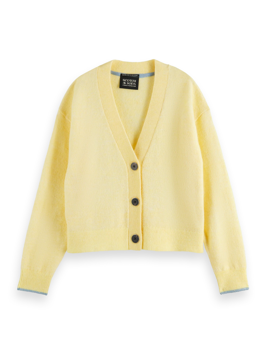 Scotch & Soda Relaxed Fit Fuzzy Cardigan