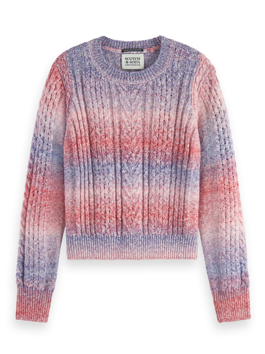 Scotch & Soda Space Dye Crewneck Sweater - Image 6