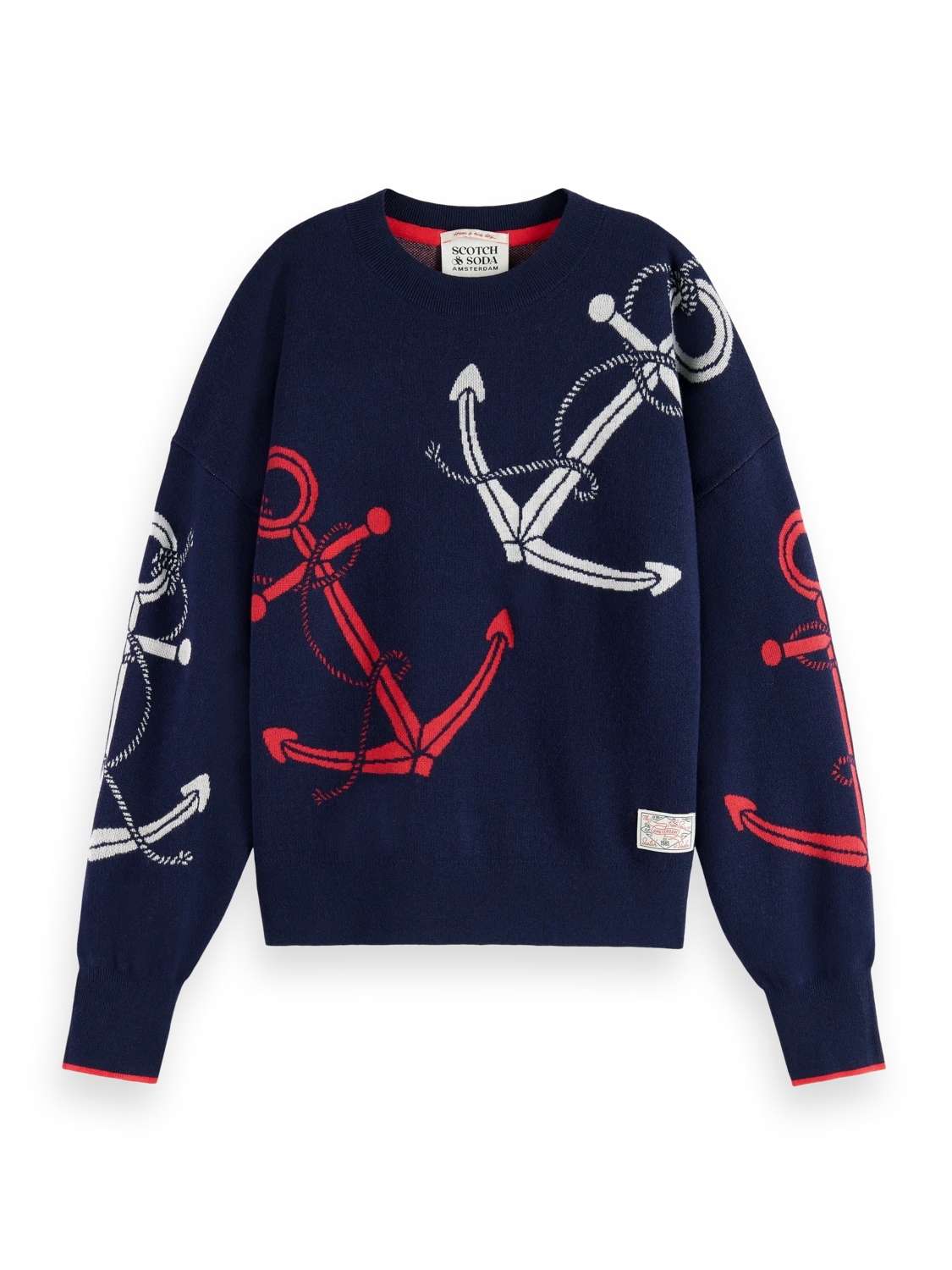 Scotch & Soda Anchor Jacquard Pullover - Image 6
