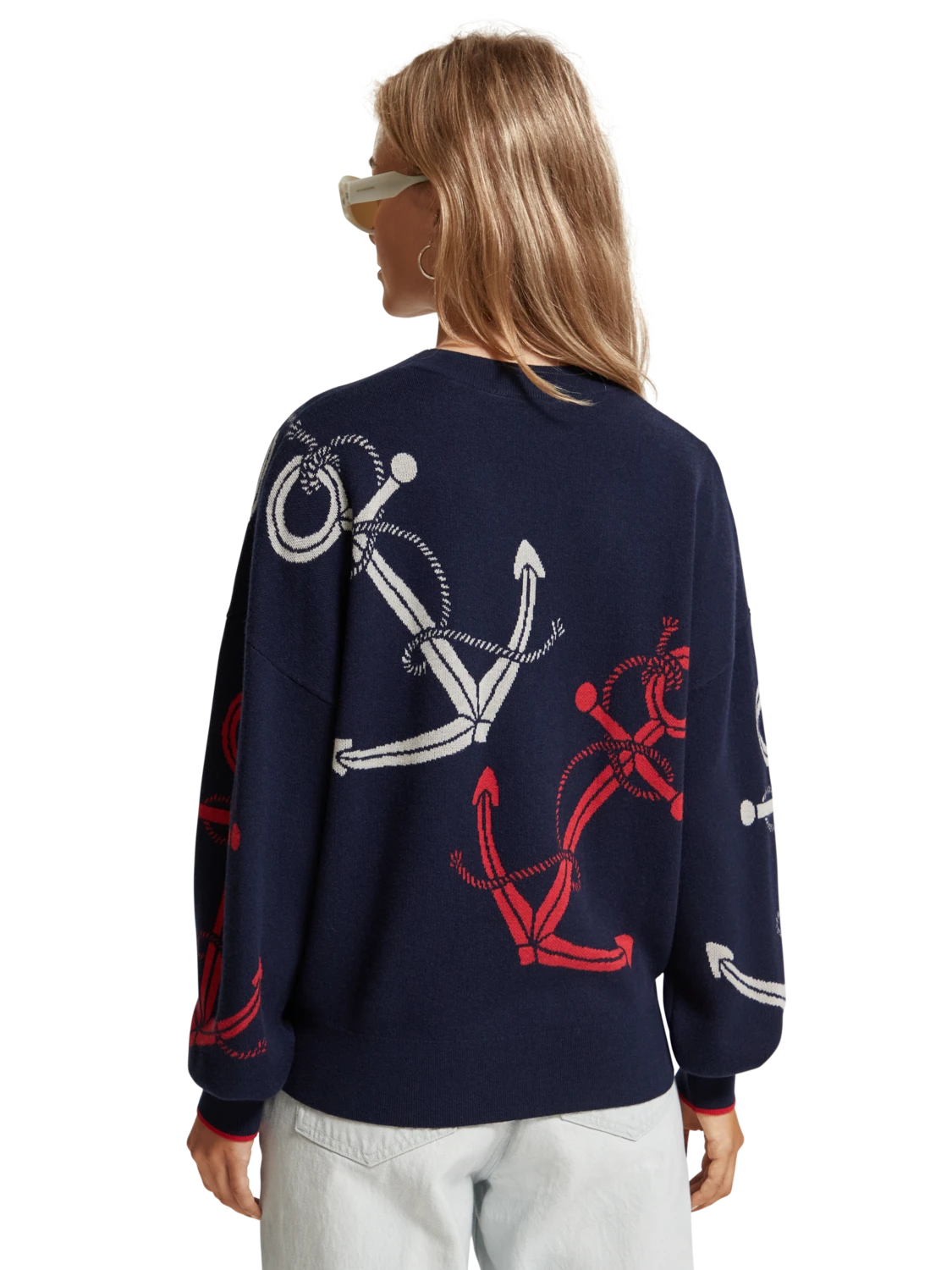 Scotch & Soda Anchor Jacquard Pullover - Image 3