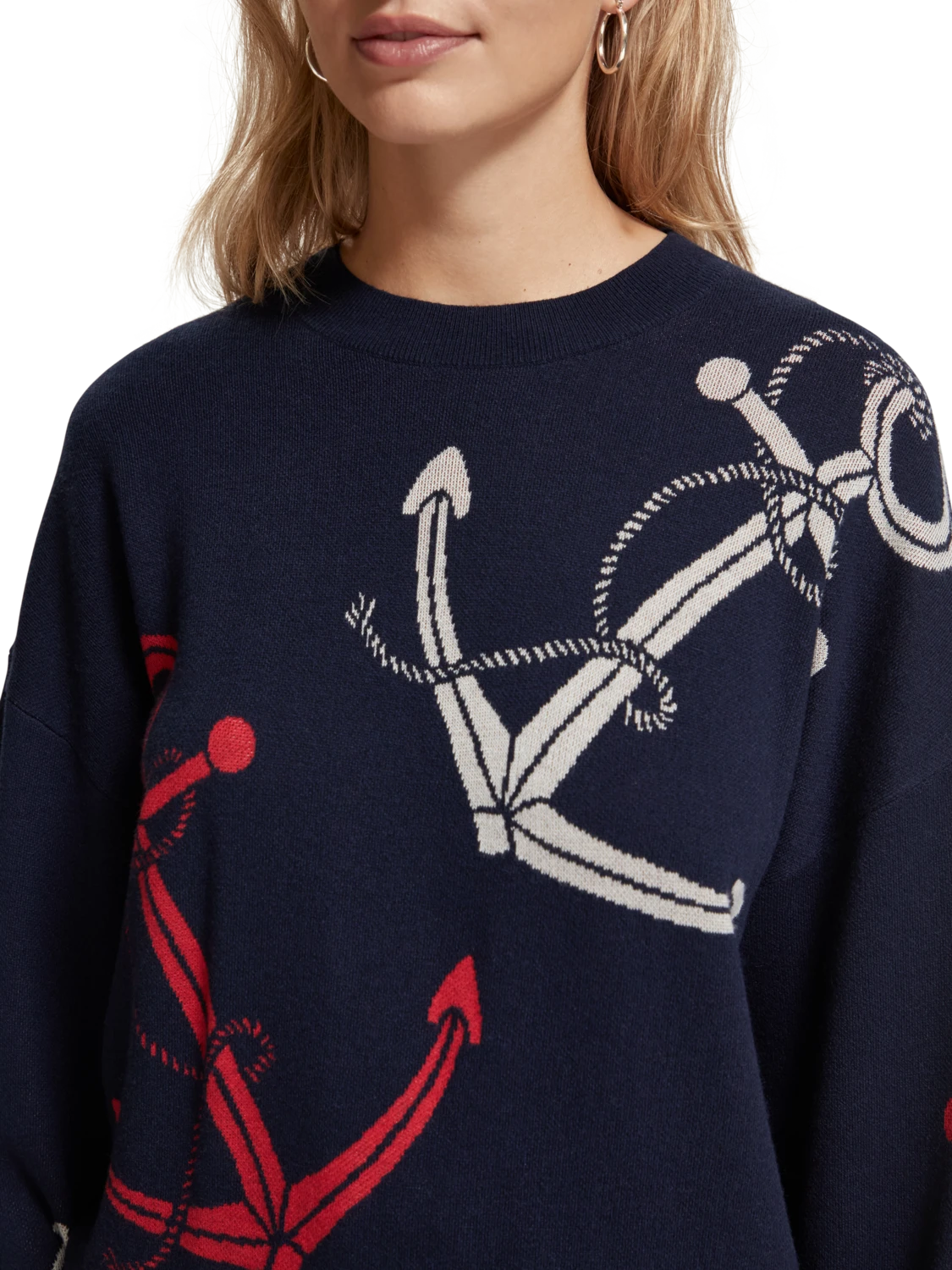 Scotch & Soda Anchor Jacquard Pullover - Image 4