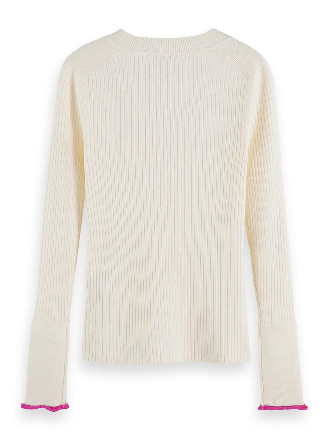 Scotch & Soda Ribbed V-Neck Pullover - Image 7
