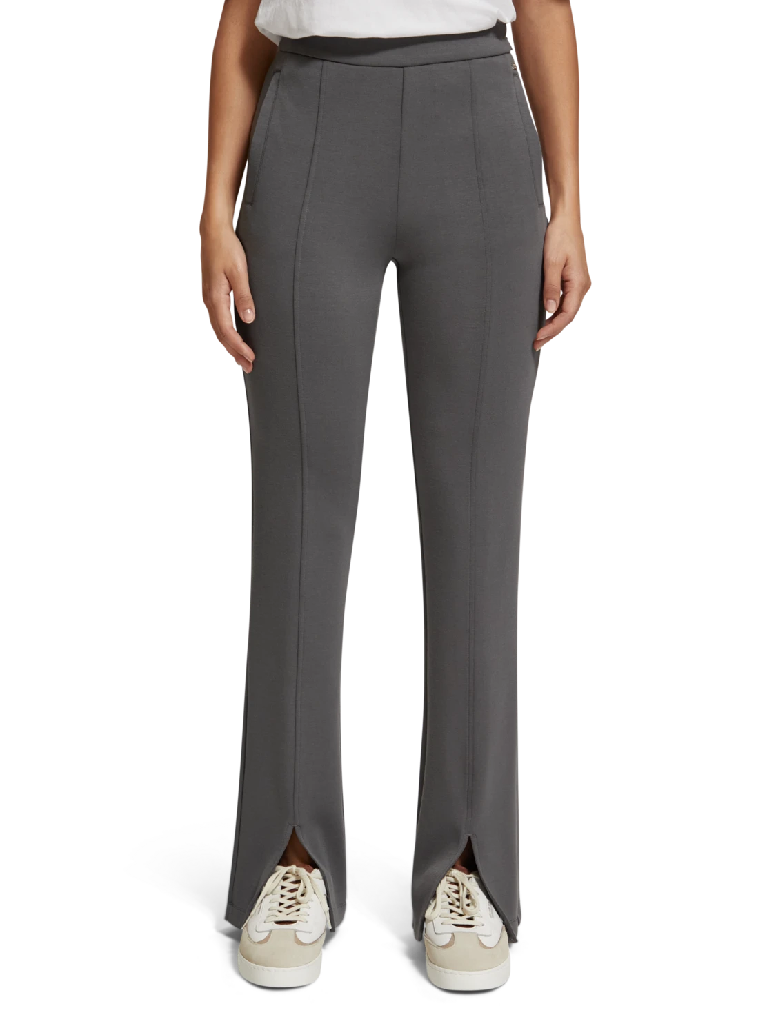 Scotch & Soda Tailored Front Split Flare Sweatpants