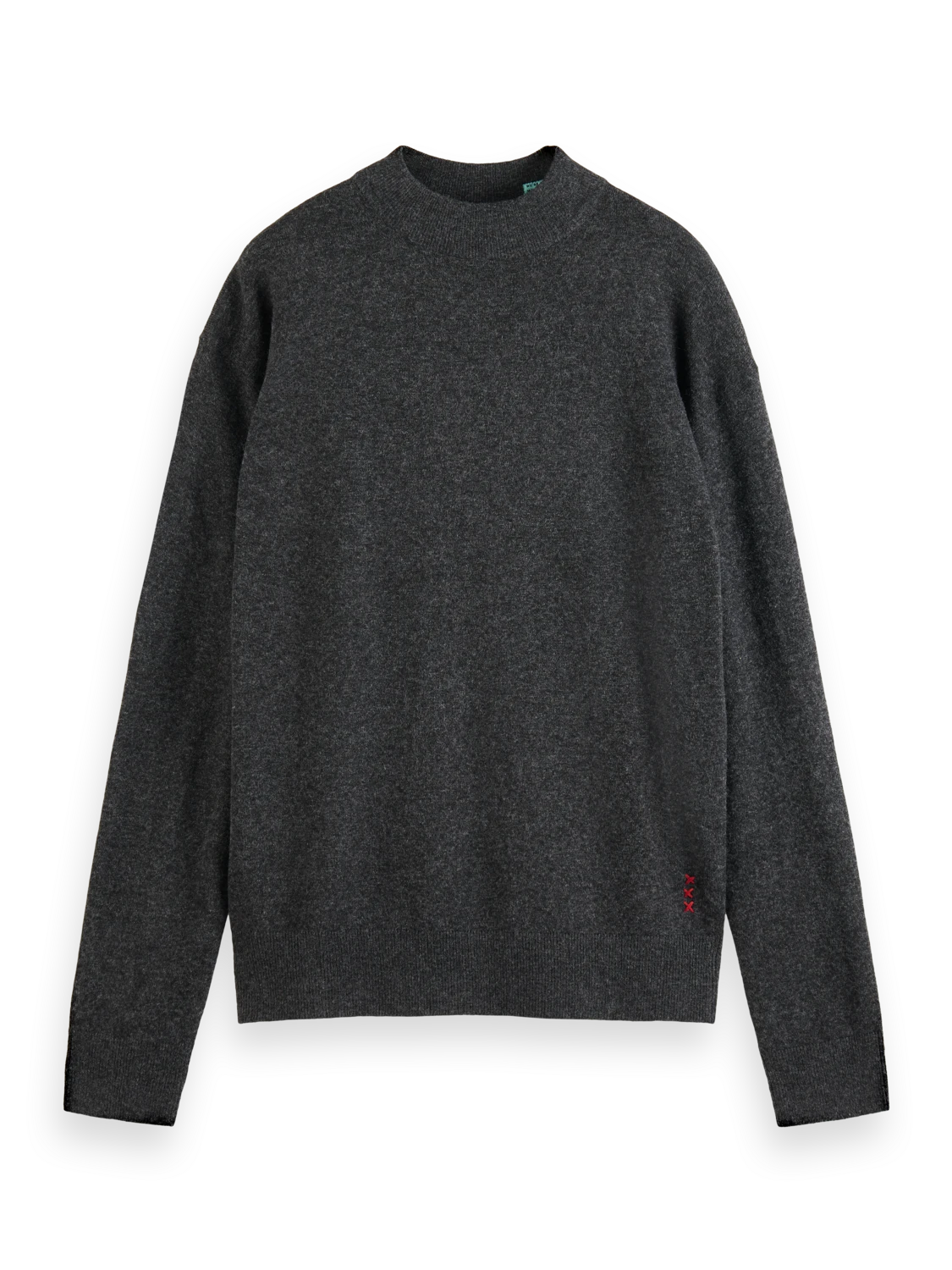 Scotch & Soda Dropped Shoulder Basic Mock Neck Pullover - Image 6