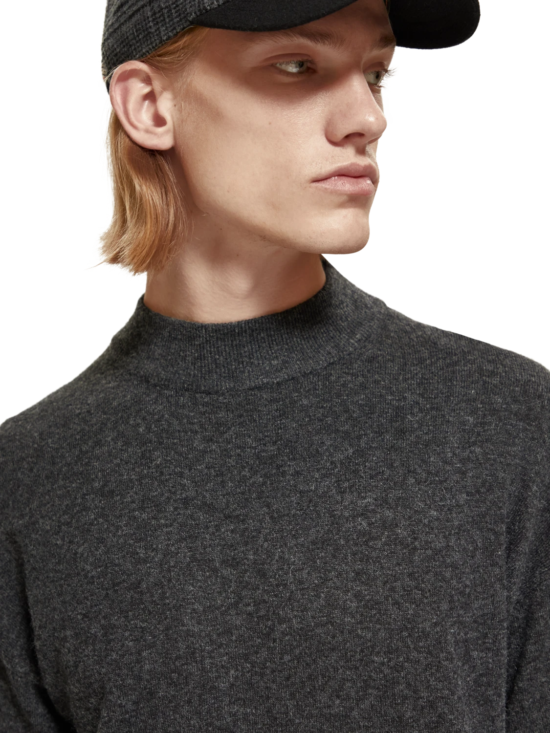 Scotch & Soda Dropped Shoulder Basic Mock Neck Pullover - Image 4