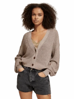 Scotch & Soda Boxy Fit Knit Cardigan